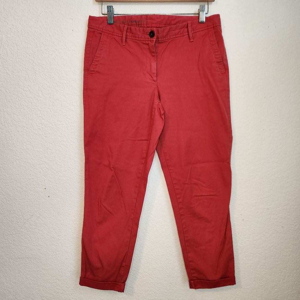 Talbots‎ Red Girlfriend Chino Pants, Size 4P